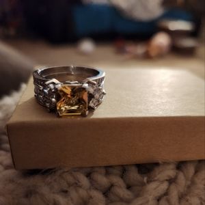 .925 sterling silver triple band GOGO